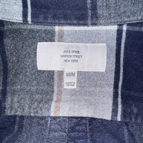 Jack Spade Flannel Shirt M - Picture 4 of 4